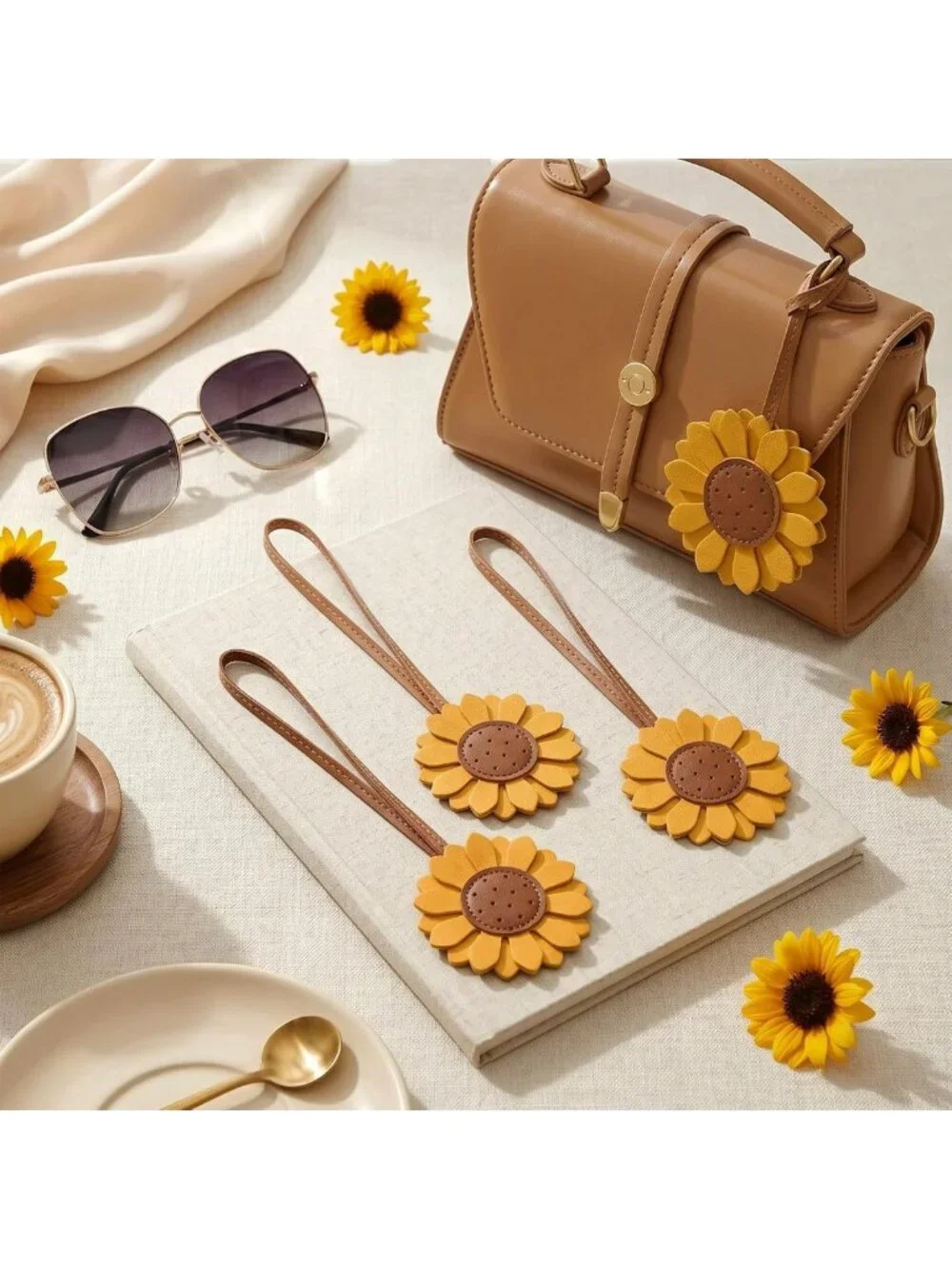 12 Pcs Leather Purse Charms & Keychains | Stylish Accessories for Handbags